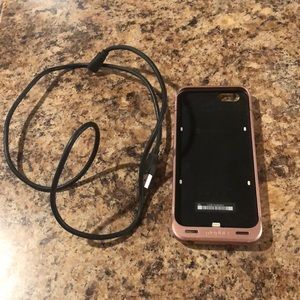 Mophie IPhone 6 charging case (light pink/rose)